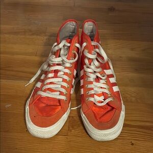 Orange high top Sneakers